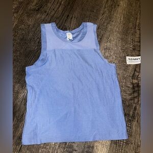 Old Navy kids Light Blue Cloud Sleeveless Top